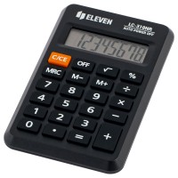 Калькулятор карманный Eleven, 8 разрядов, питание от батарейки, 69*114*14мм